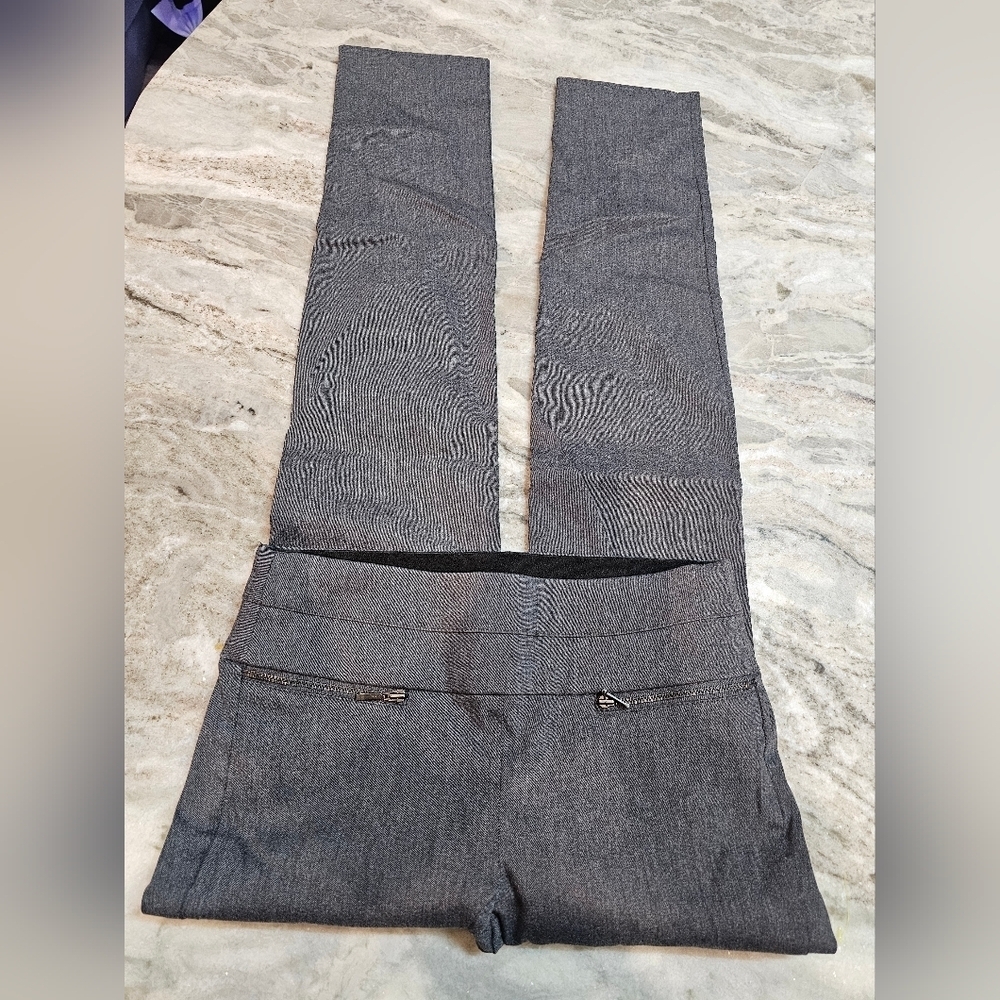 Candie’s Aubrey Pull-On Skinny Pants XS Gray Stretch Zip Pocket